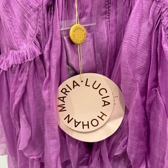 NWT Maria Lucia Hohan Alara Ruffled Minidress - Picture 8 of 16